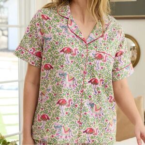 PRINTFRESH Flamenco Pajama Top XXS